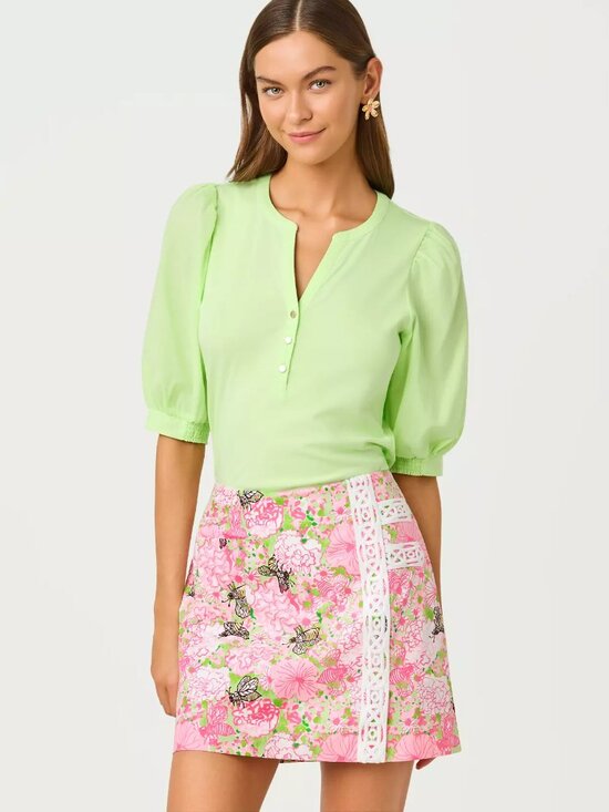 Lilly Pulitzer Dresses & Skirts - NWT Lilly Pulitzer Daye Mini Skort,  Pistachio Macaron Bees Knees, Size 2